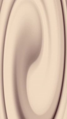 Modern tasarım projeleri, arkaplanlar, sanat eserleri ve grafik tasarım elementleri için uygun bej ve kahverengi soyut bir şekle yakın çekim.