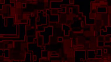 Kırmızı soyut arkaplan, canlı kareler, modern tasarımlar ve teknoloji kavramları için mükemmel, projelere dinamik bir his katıyor..