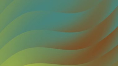 Arkaplan, web sitesi tasarımları, ambalajlar, posterler, broşürler ve kartlar için yeşil ve kahverengi soyut dalga gradyan ideali.