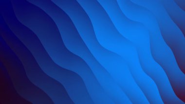 Modern tasarımlar, sosyal medya grafikleri, web sitesi arkaplanları ve sanatsal sunumlar için soyut bir arkaplanda mavi dalgalı çizgiler.