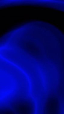 Akışkan soyut formlar nabız, dalgalanma ve akış mavi arka planda koyu kenarlı dans, modern sanat kavramları, web sitesi arka planı, hareket grafik projeleri için uygun.