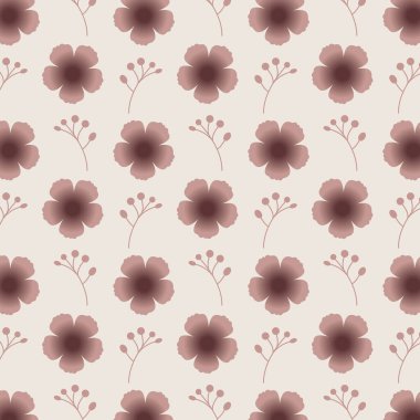 Kumaş, Duvar Kağıdı ve Tekstil Uygulamaları İçin Kusursuz Çiçeksiz Vektör Deseni