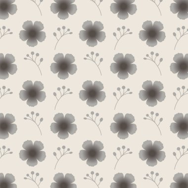 Kumaş, Duvar Kağıdı ve Tekstil Uygulamaları İçin Kusursuz Çiçeksiz Vektör Deseni