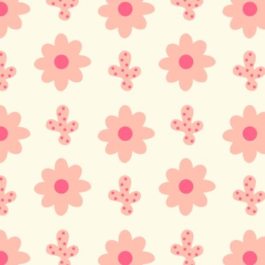 Parlak renklerle kusursuz vektör deseni.