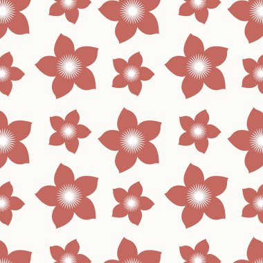 Güzel, kusursuz çiçek vektör deseni.