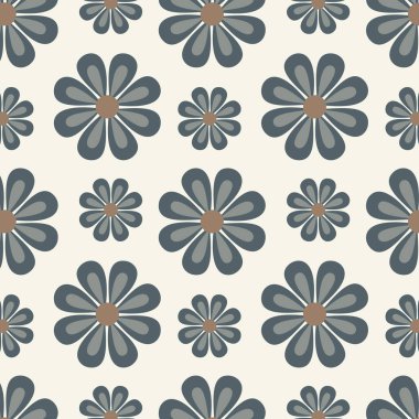 Güzel, kusursuz çiçek vektör deseni.