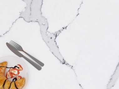 Beyaz mermer desenli gri arkaplan, yüksek çözünürlüklü bir ev inşa etmek ve muhteşem bir görünüm yaratmak için en iyi seçenektir. 3B Hazırlama