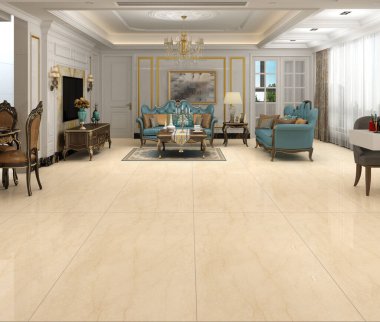 Gri deri mobilya seti, taş şömine ve televizyon, ahşap kitap rafı, beyaz kahve masası, gri mermer duvar ve zemin, gri seramik kapta taze bitki. 3B Hazırlama