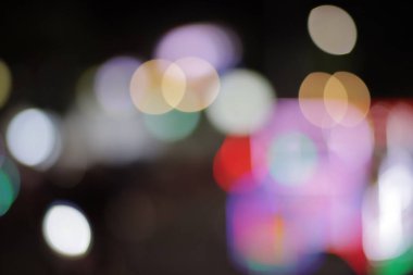 Karanlık altyapılar için bulanık bokeh