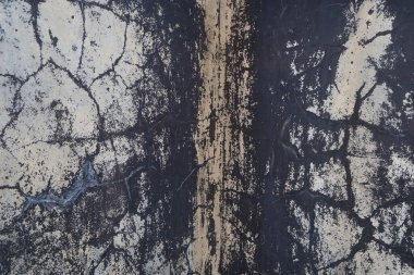 Beton duvar deseni. Soyut arkaplan olarak çatlak boya