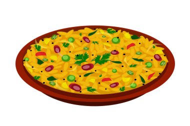 Kanda poha, Poha, Hint kahvaltısı, pohe, maharaştrian yemeği, Hint mutfağı, Hint yemeği, ünlü Hint kahvaltısı, sağlıklı diyet kahvaltısı, pirinç gevreği, popüler pohe yemeği, pohe Hint kahvaltısı