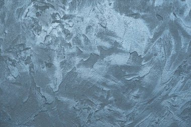 metin için alanı olan grunge arkaplanı. Antrasit ve mavi dekoratif alçılı beton duvar dokusu. Soyut arkaplan