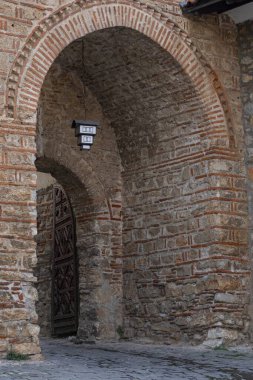 Ortaçağ Ohri kasabasında antik taş kemer