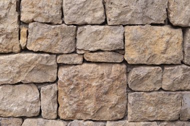 Mimarlık ve Arkaplan Tasarımı İçin Bej Taş Tuğla Duvar dokusu