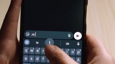 Bir mesajlaşma uygulamasında 