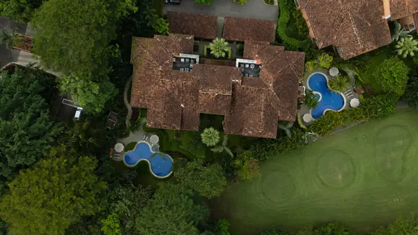 Köyün güzel hava manzarası