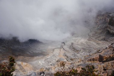 Etkin Volkanik Buhar Havalandırmalı Jeotermal Arazi