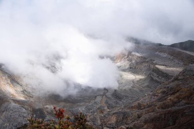 Buhar Emisyonları ve Çorak Arazili Aktif Volkanik Krater