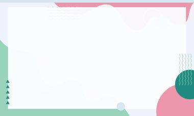 Modern geometrik soyut tasarım poster çerçevesi