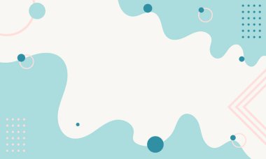 Geometrik şekilli modern pastel soyut reklam arkaplanı