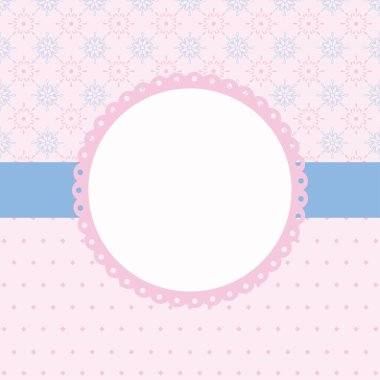 Tatlı, modern pastel geometrik, pürüzsüz çerçeve çerçeve kenarlık yeri