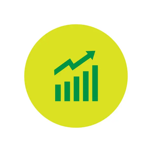 Stock vector Modern Stock Market Graphic Icon Set