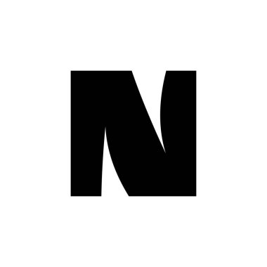 Yenilikçi N Markası Logo Yaratıcı Koleksiyonu