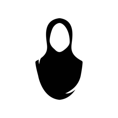 Modern İslami Moda İçin Zarif Başörtüsü Logosu