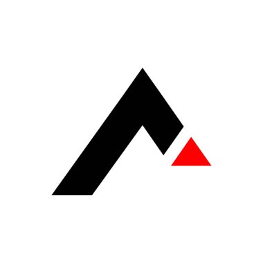 Soyut A Harfi Logo Tasarımı İlham Verici