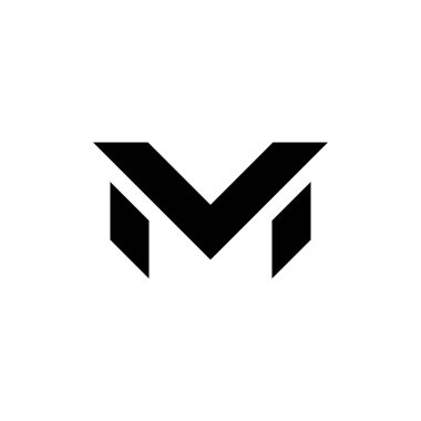 Modern İş Kimliği İçin Gösterişli M Logosu