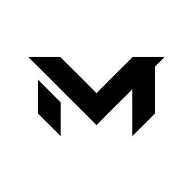 Modern İş Kimliği İçin Gösterişli M Logosu