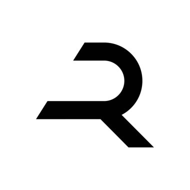 Yaratıcı R Harfi Logo Tasarımı Şablonu