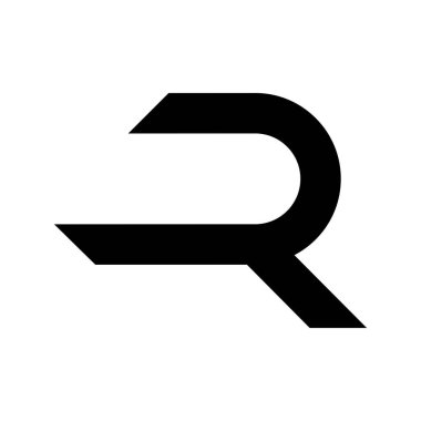 Yaratıcı R Harfi Logo Tasarımı Şablonu