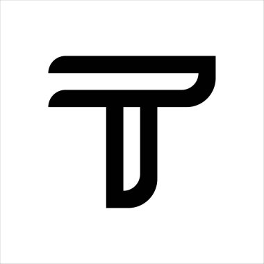 Brand Kimliği için T-Şeklinde Logo Tasarımı