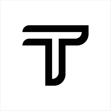 Brand Kimliği için T-Şeklinde Logo Tasarımı