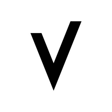 Modern Marka İçin Vibrant V şekilli Logo Tasarımı