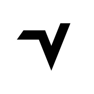 Modern Marka İçin Vibrant V şekilli Logo Tasarımı