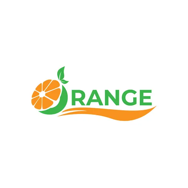 stock vector Vibrant Orange Fruit Logo for Fresh Produce Branding