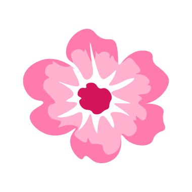 Yaratıcı Tasarım için Çiçek Vektörü İllüstrasyonu