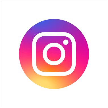 Sosyal Medya Bağlantısı için Instagram Logo Simgesi
