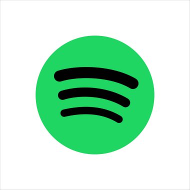 Müzik Akımı Servisi için Simge Logosunu Spotify