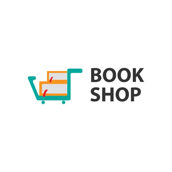 stock vector Bookstore Logo Template for Engaging Reader Identity