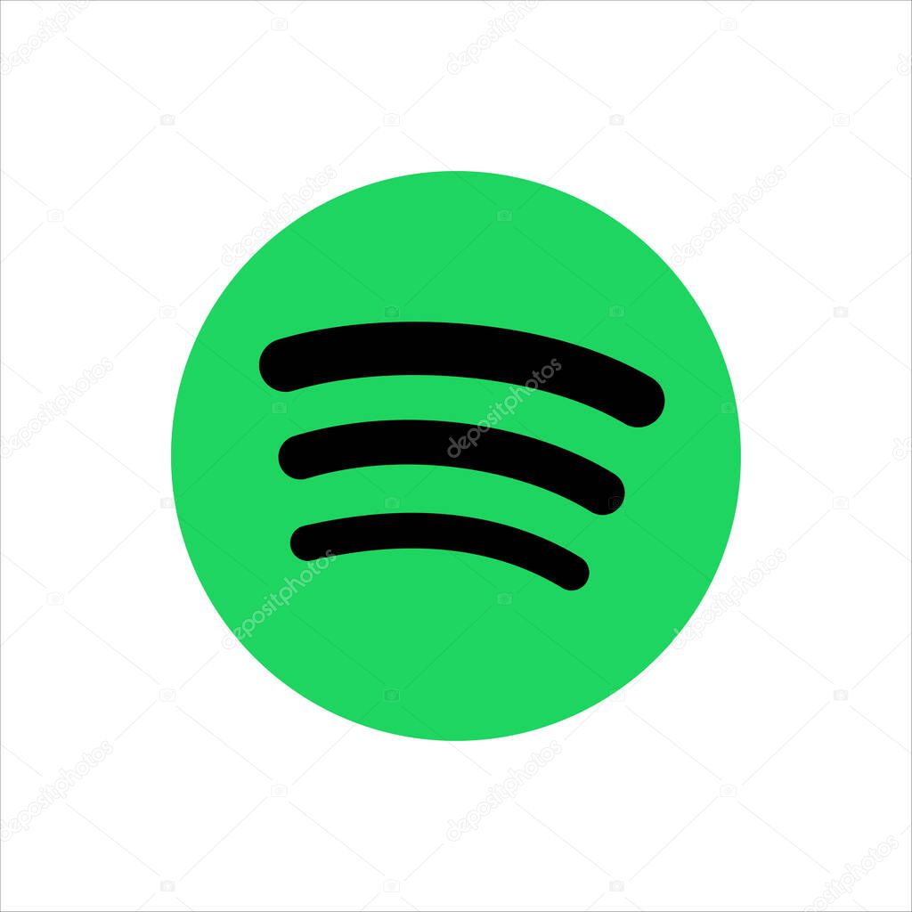 Spotify Icon Logo for Music Streaming Service