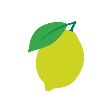 Canlı Citrus Grafikleri için Taze Limon Vektör İllüstrasyonu