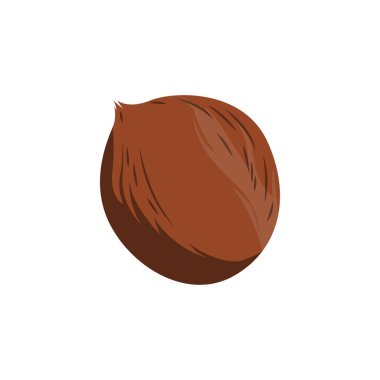 Olgun Hindistan cevizi palmiyesi Tropikal Meyve Simgesi