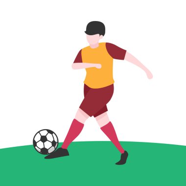 Futbolcu Tekmeleyen Topun Dinamik Vektör İlülasyonu