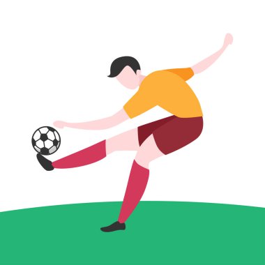 Futbolcu Tekmeleyen Topun Dinamik Vektör İlülasyonu