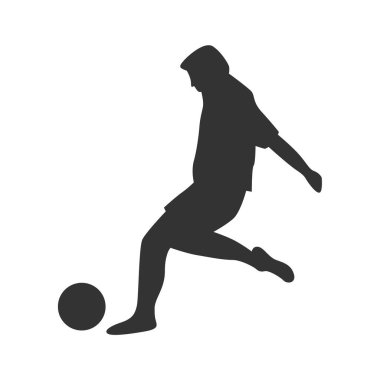 Sahada Günbatımında Siluet Tekme Balosu