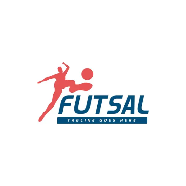 stock vector Dynamic Futsal Team Logo Design Template