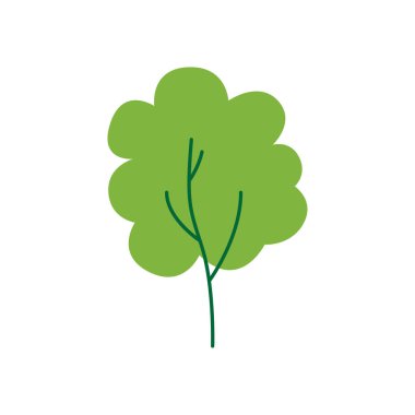 Lush Green Tree Design Vektör ResmiComment